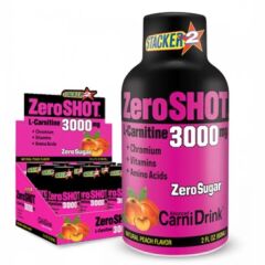 Zeroshot Peach 3000Mg 12 x 60ml