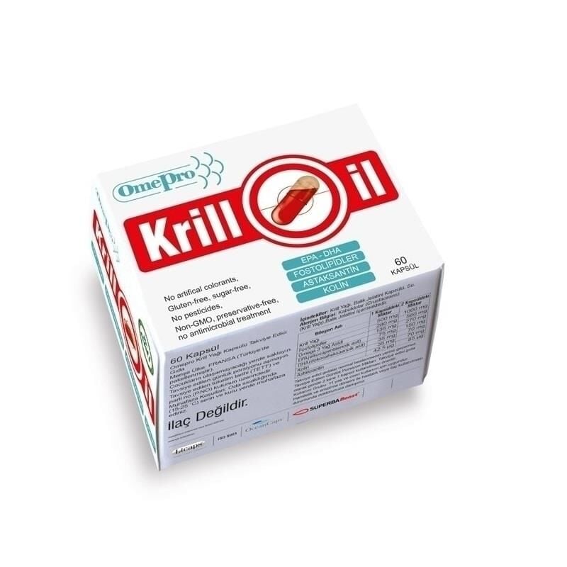 Omepro Krill Yağı SuperbaBoost Licaps 60 Likit Kapsül