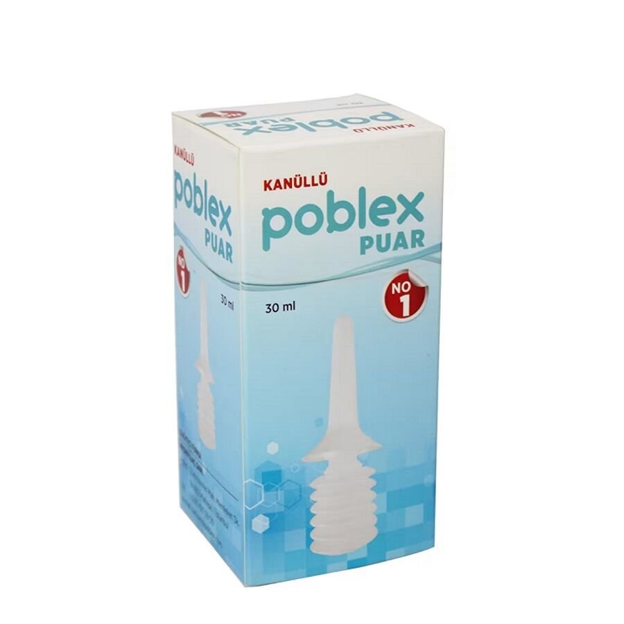 Poblex Puar Kanüllü 30 ml No : 1