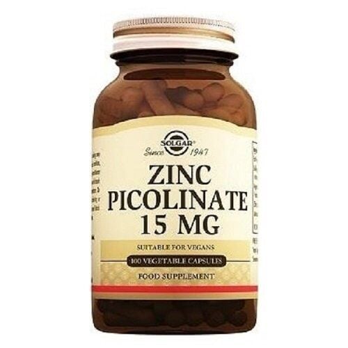 Solgar Zinc Picolinate 15mg 100 Kapsül