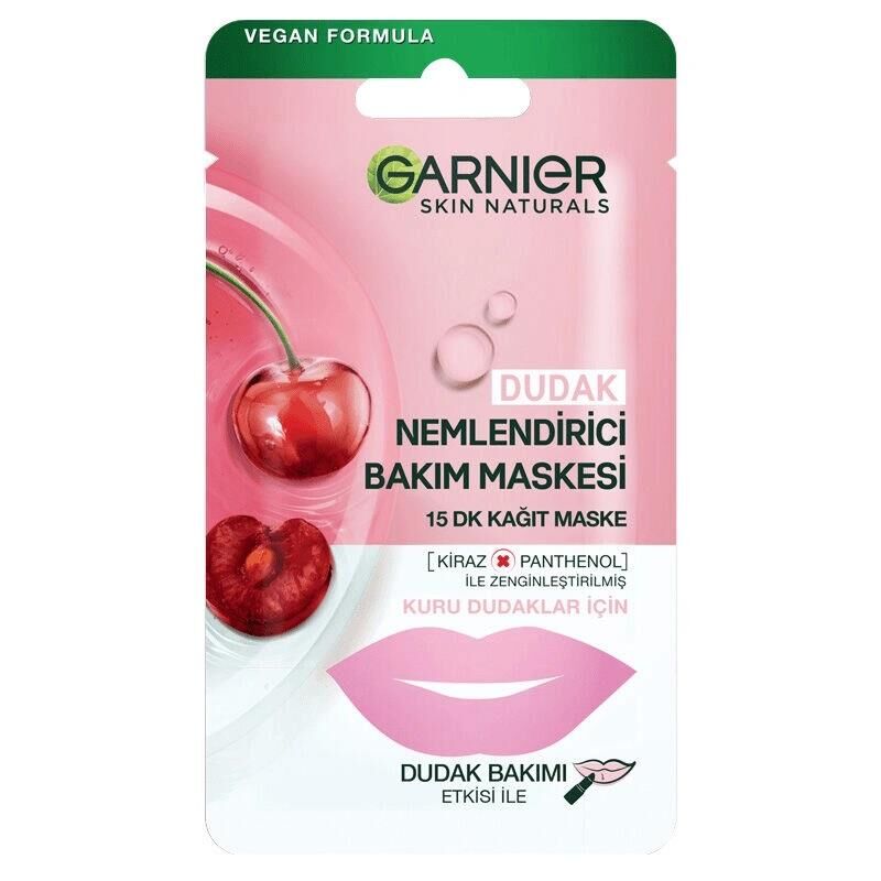 Garnier Dudak Nemlendirici Bakım Maskesi 5 gr Kirazlı