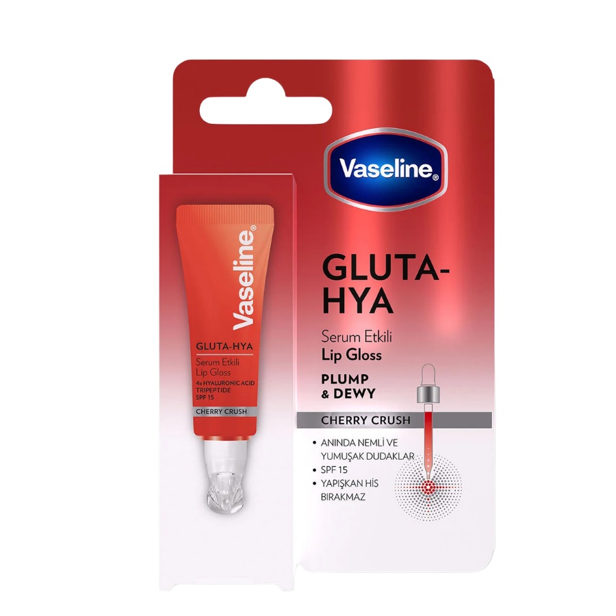 Vaseline Gluta Hya Serum Etkili Lip Gloss Cherry Crush 10 ml