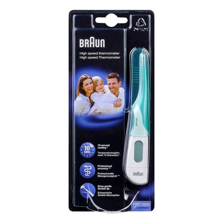 Braun PRT1000 Dijital Ateş Ölçer Koltuk Altı