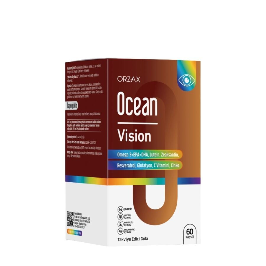 Ocean Vision Omega3 EPA DHA Lutein Zeaksantin 60 Kapsül
