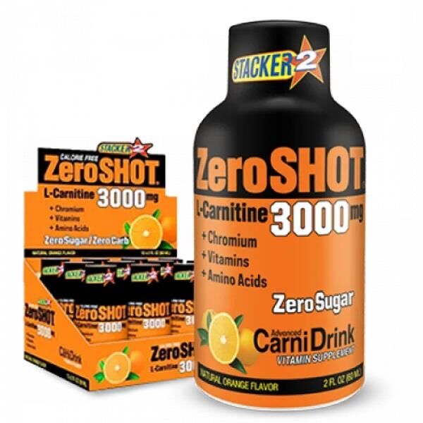 Zeroshot Orange 3000Mg 12 x 60Ml