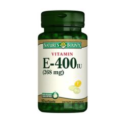 Nature's Bounty Vitamin E-400 IU ( 100 Natural) 50 Soft Jel