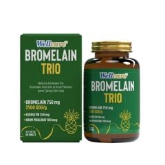 Wellcare Bromelain TRIO 60 Tablet