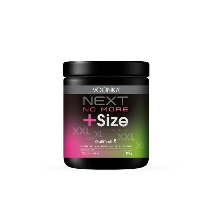 Voonka Next No More + Size-Protein Kollajen Bromelain İçeren Takviye Edici Gıda 300gr Toz