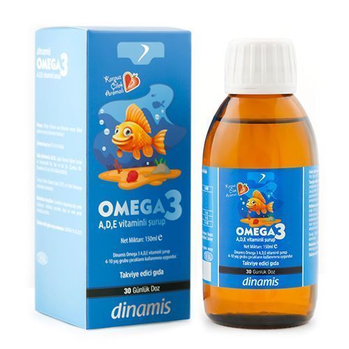 Dinamis Omega 3 A, D, E Vitaminli Şurup 150Ml