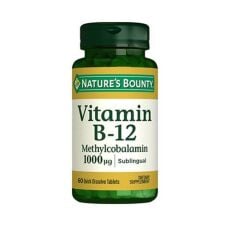 Natures Bounty Vitamin B12 Methylcobalamin 100mcg 60 Tablet