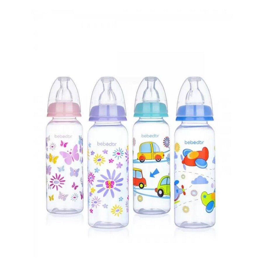 Bebedor Desenli Pp Biberon 250ml Orta Akış 24302