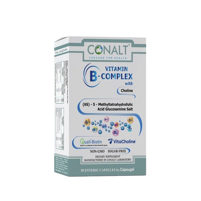 Conalt Vitamin B Complex 30 Kapsül