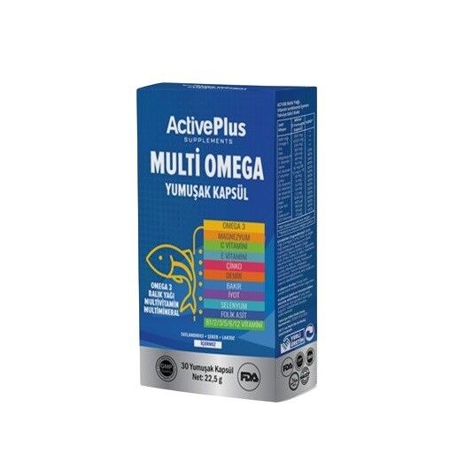 Activeplus MULTI OMEGA 30 Softjel Kapsül