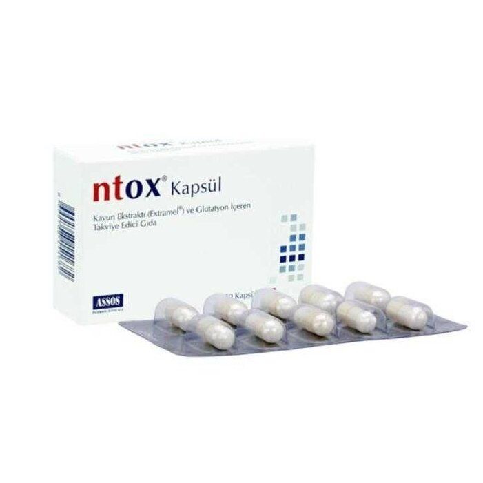 Ntox Kavun Ekstraktı ve Glutatyon içeren 30 Kapsül