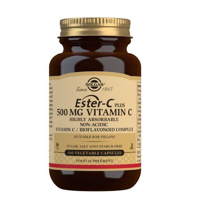 Solgar Ester-C Plus 500 mg Vitamin C 100 Kapsül
