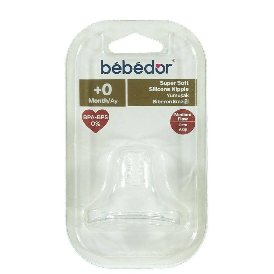 Bebedor Silikon Genis Ağız Biberon Emziği +0 Ay 331