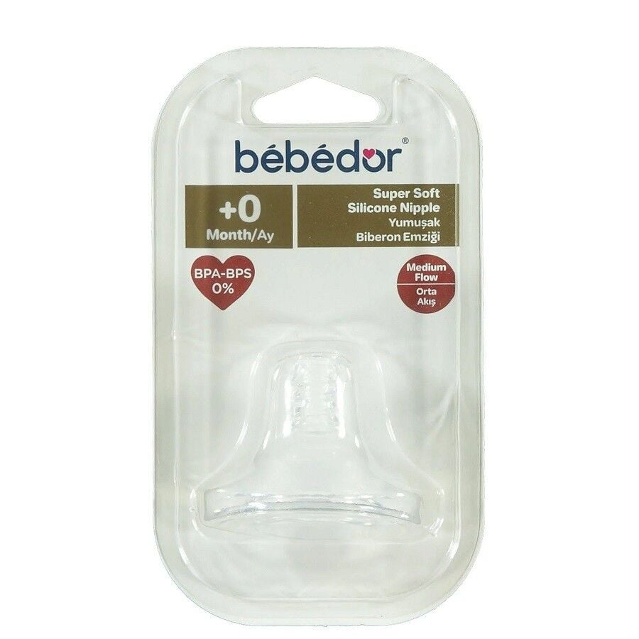 Bebedor Silikon Genis Ağız Biberon Emziği +0 Ay 331