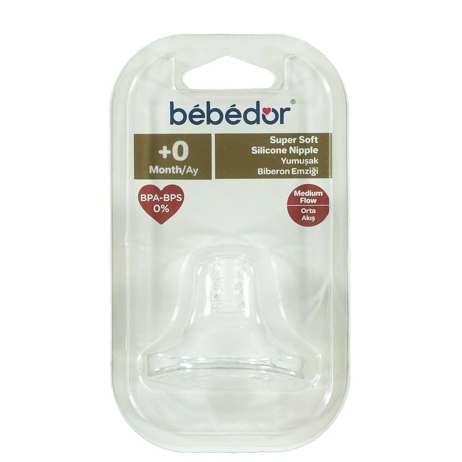 Bebedor Silikon Genis Ağız Biberon Emziği +0 Ay 331