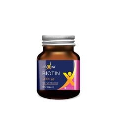 Lifextra Biotin 5000 mcg 60 Tablet
