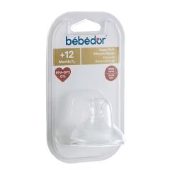 Bebedor Silikon Yumuşak Biberon Emziği 12+ Geniş Ağız 333