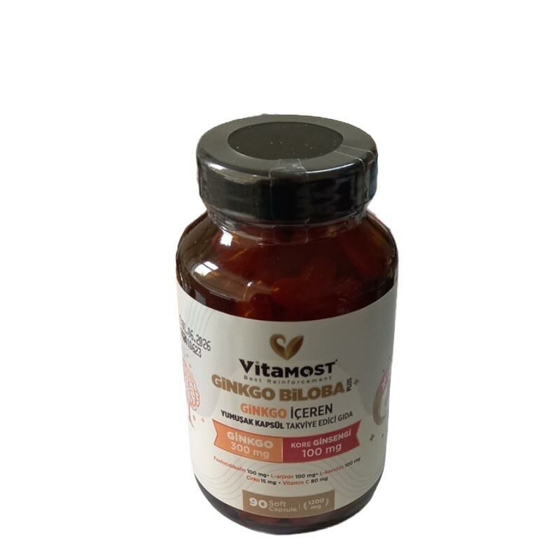 Vitamost Ginko Biloba Kore Ginsengi 90 Kapsül
