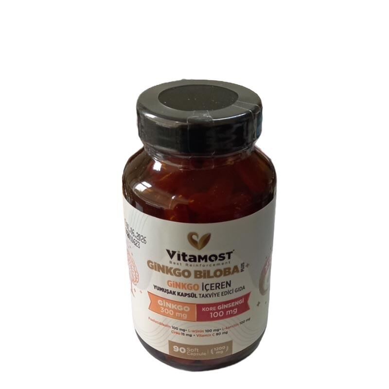 Vitamost Ginko Biloba Kore Ginsengi 90 Kapsül