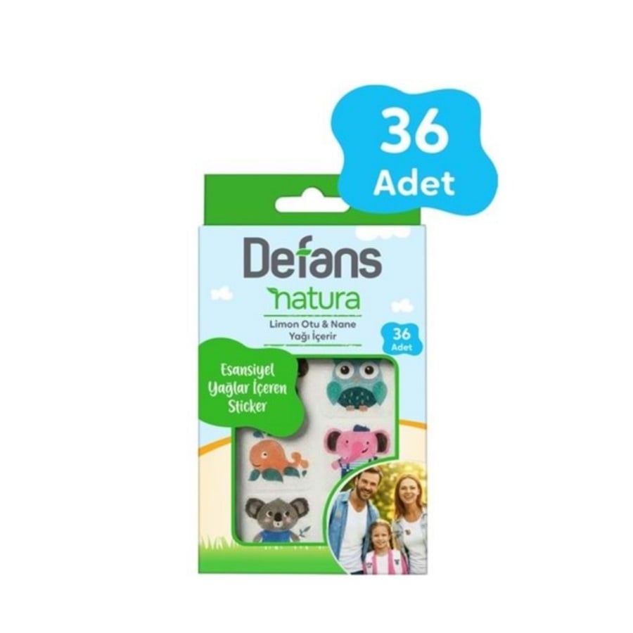 Defans Natura Esansiyel Yağlar İçeren Sticker 36lı