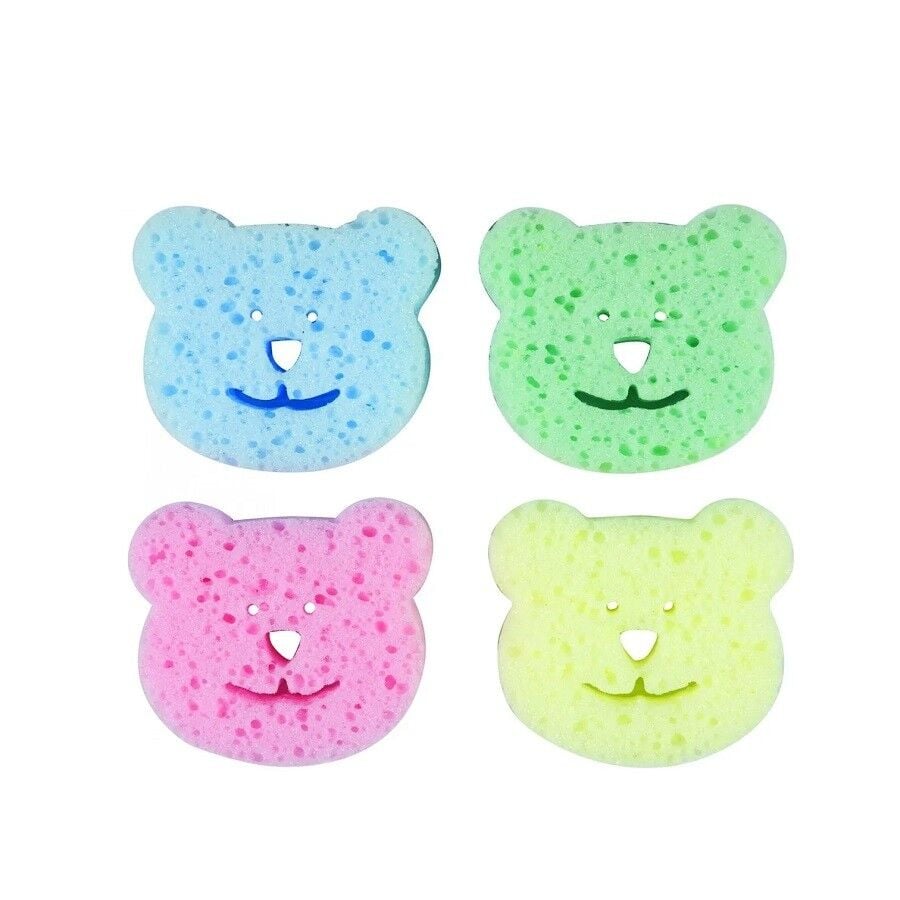 Bebedor 7484 Renkli Banyo Süngerleri 4 Lü