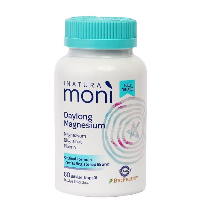 Inatura Moni Daylong Magnesium 60 Kapsül