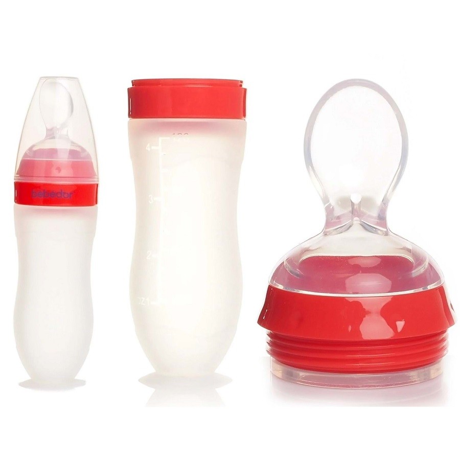 Bebedor 7509 Silikon Kaşıklı Biberon 120ml +6 Ay