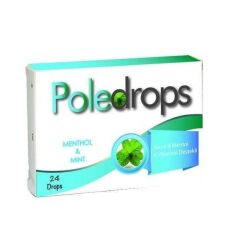 PoleDrops Menthol Mint - Nane Mentol C Vitamini Destekli 24 Drops Pastil