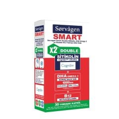 Sorvagen Smart Double Sitikolin DHA 30 Kapsül