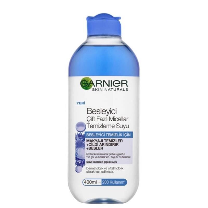 Garnier Çift Bazlı Micellar Makyaj Temizleme Suyu 400 ml