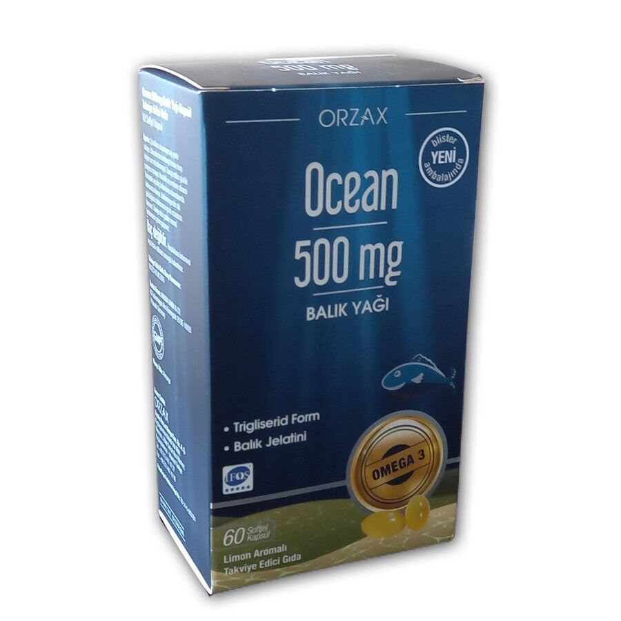 Ocean Omega 3 500mg 60 Kapsül