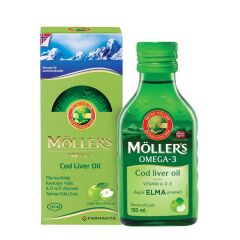 Möllers Omega 3 Elma Aromalı Sıvı 150 ml