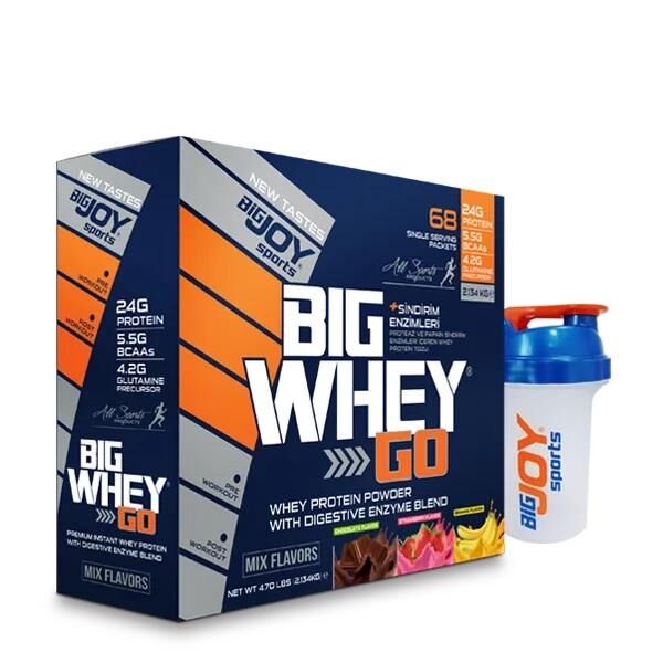 Bigjoy Sports BIGWHEYGO Whey Protein Mix Aroma 68 Servis