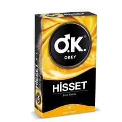 Okey Hisset-İnce Prezervatif 10'lu
