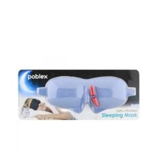 Poblex 3D Uyku Maskesi Mavi + Kulak Tıkacı