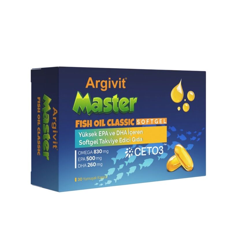 Argivit Master Fish Oil Classic 30 Softgel Kapsül