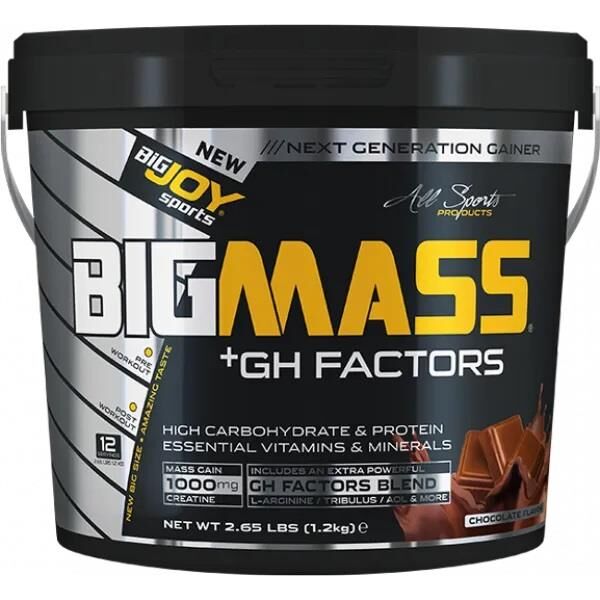 Bigjoy Sports BIGMASS Gainer GH FACTORS Çikolata 1200g