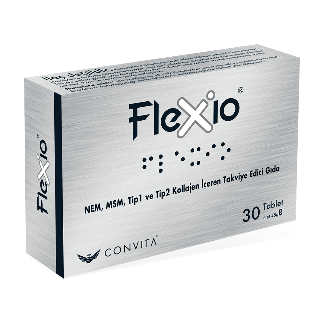 Flexio Tip 1 Ve Tip 2 Kollajen İçerikli 30 Tablet