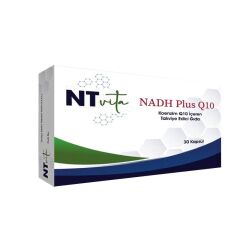 NTVita NADH Plus Q10 Koenzim Q10 içeren Takviye Edici Gıda 30 Kapsül