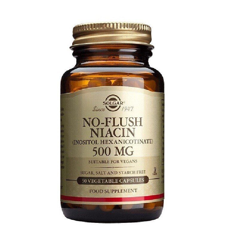 Solgar No Flush Niacin 500mg 50 Kapsül