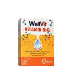 WellVit D3K2 Vitamin D3 ve Vitamin K2 Sprey 30ml