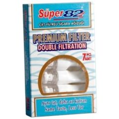 Süper 82 Premium Filtre Çift Filtreli 7 Adet