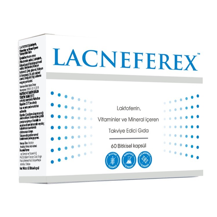 Lacneferex 30 Kapsül - Laktoferrin içerikli Takviye Edici Gıda