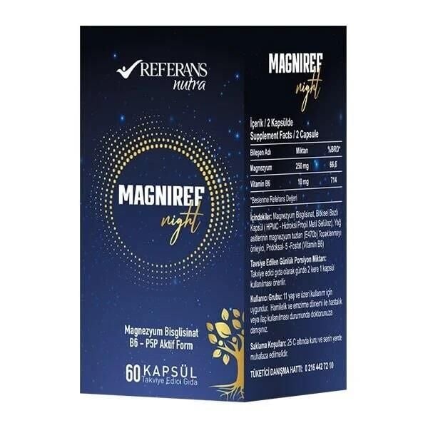 Referans Magniref Night 60 Kapsül
