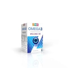 Zynde Omega-3 EPA+ DHA+ Vitamin D3 60 Yumuşak Kapsül