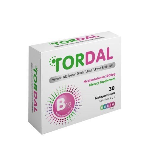 Tordal Vit B12 Vitamin B12 30 Tablet
