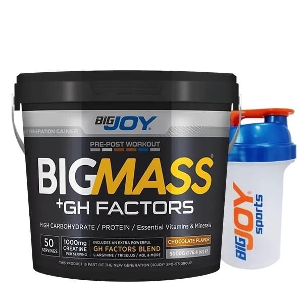 Bigjoy Sports BIGMASS Gainer GH FACTORS Çikolata 5000g